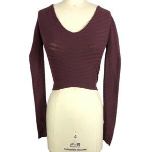 Free People‎ Movement Gone Adrift Long Crop Top M